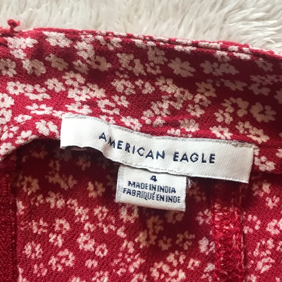 AE - Red Skirt with White Flowers - Picture 6 of 6